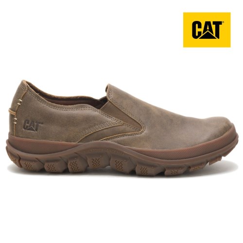 CAT Fused Slip On Men's Loafers Brown (AU G-134) Australia